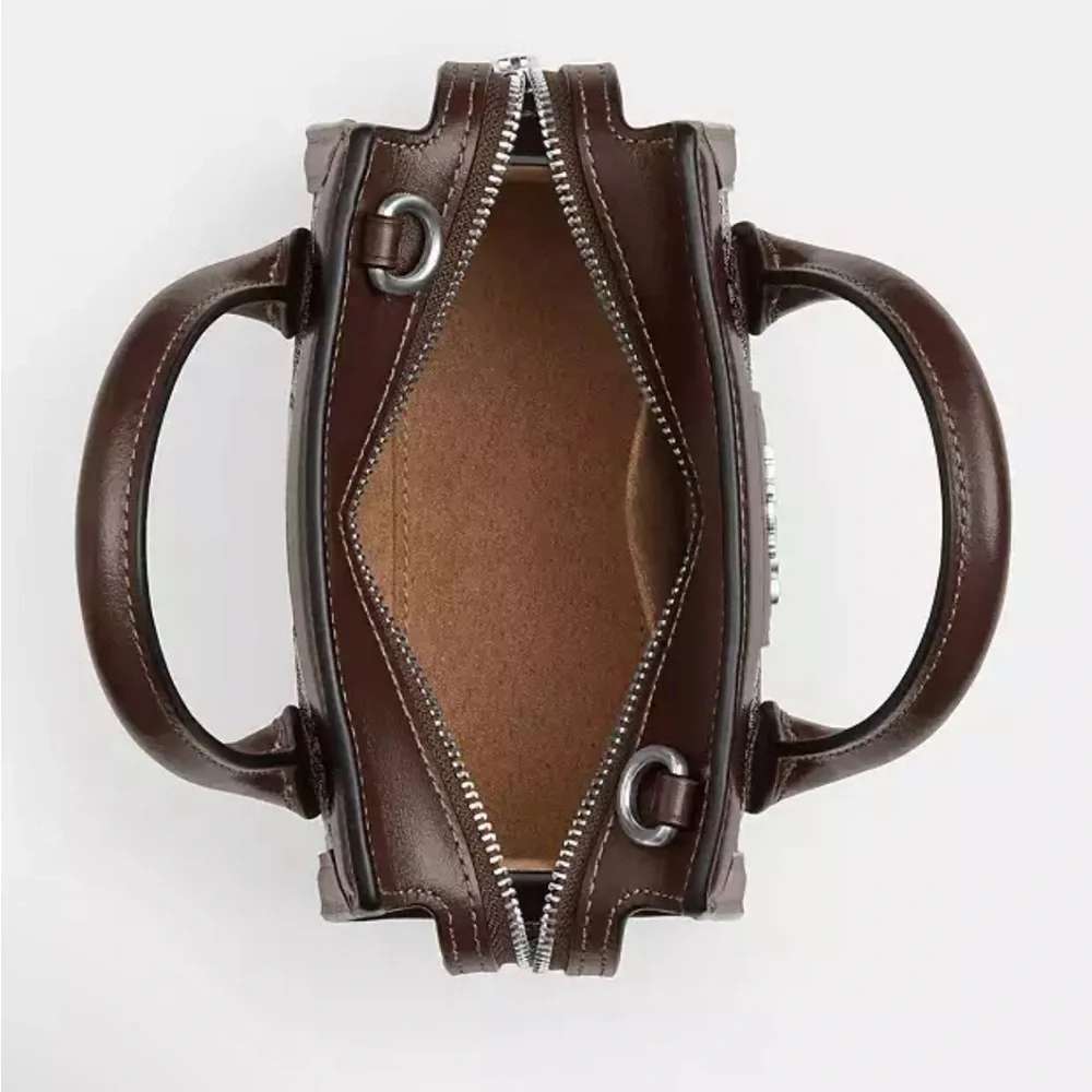 Coach Andrea mini carryall in signature jacquard - Picture 4 of 7